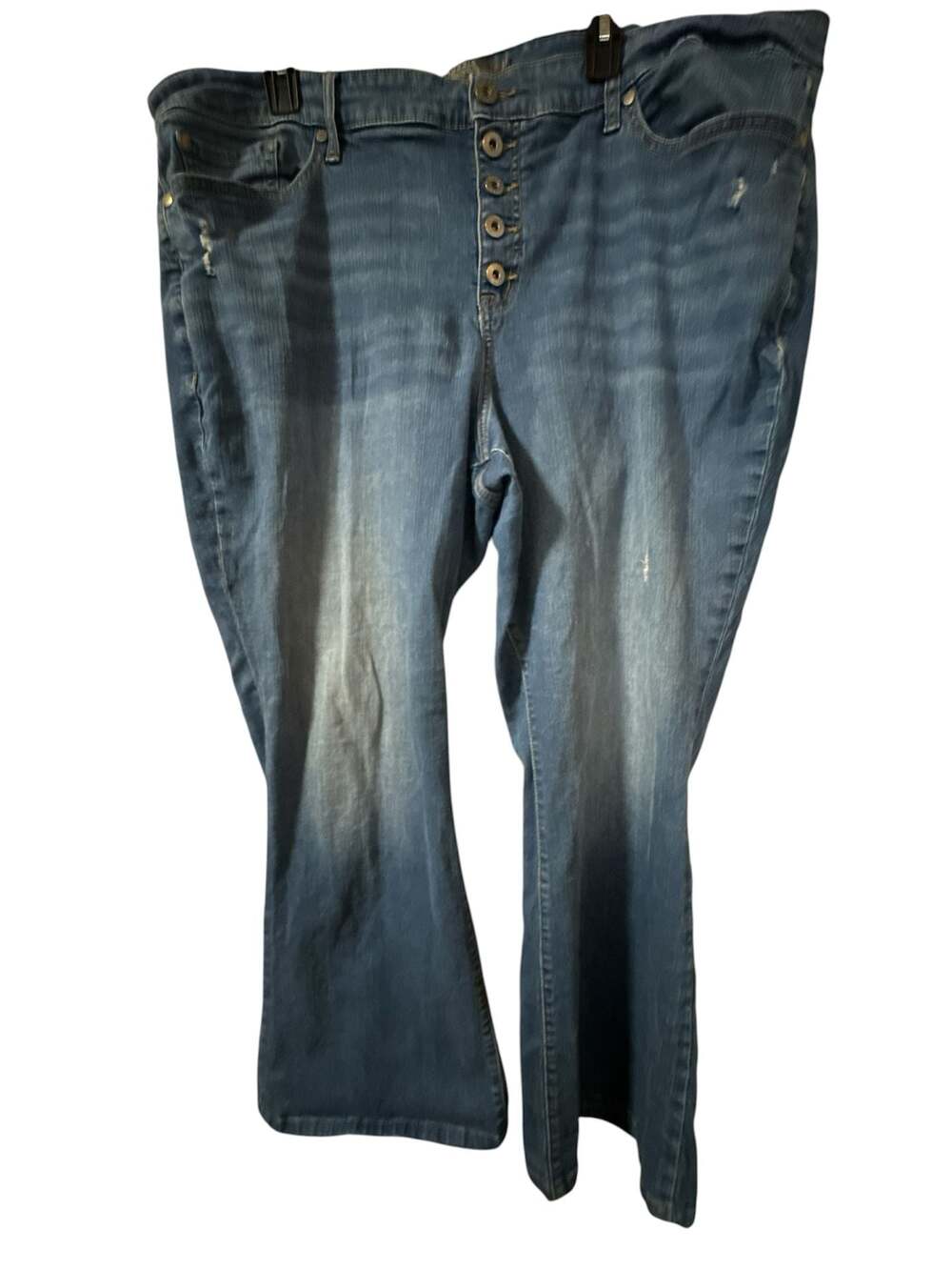 Torrid Vintage Stretch Mid-Rise Flare Button Fly Jeans Size 24R